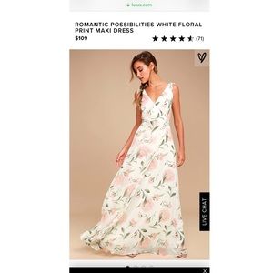 Lulus Floral Maxi Dress